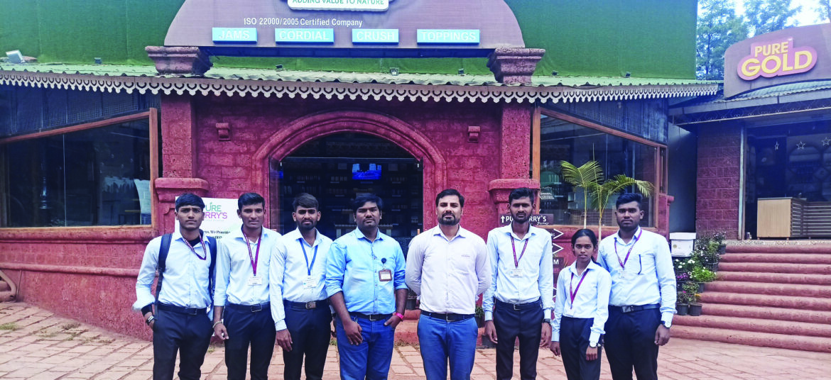 Industrial Visit (Session) to Pure Berry’s Food Products, Mahabaleshwar, Dist Satara